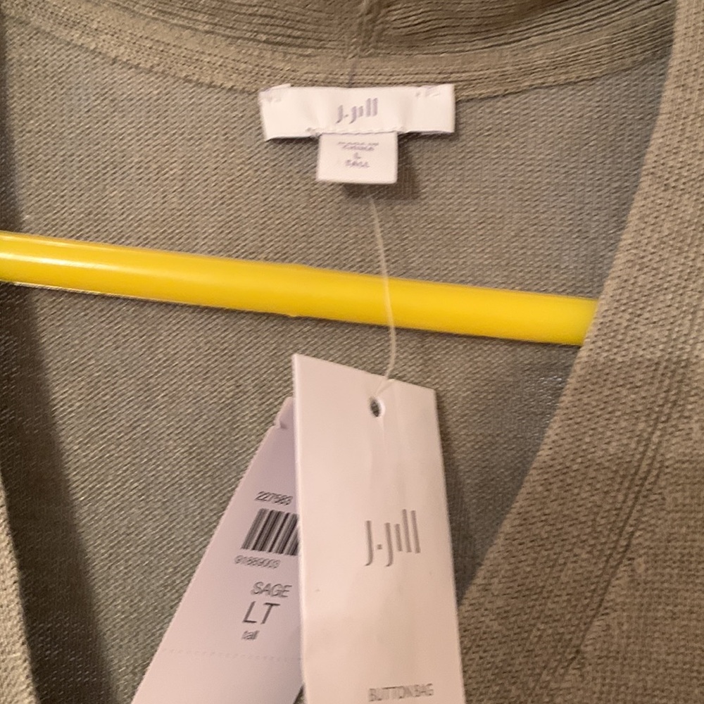 J Jill Linen blend long sweater - Picture 4 of 6